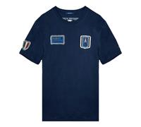 Aeronautica Militare t-Shirt TS2411 da Uomo, Maglia, Maglietta, Felpa Frecce Tricolori (IT, Testo, L, Regular, Regular, Blu)