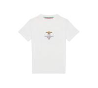 Aeronautica Militare T-shirt maniche corte con ricami bianco 4a