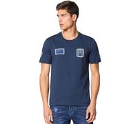 Aeronautica Militare t-Shirt TS2411 da Uomo, Maglia, Maglietta, Felpa Frecce Tricolori (IT, Testo, 3XL, Regular, Regular, Blu)