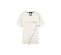 Aeronautica Militare t-Shirt TS2417 da Uomo, Maglia, Maglietta, Felpa Frecce Tricolori (IT, Testo, XL, Regular, Regular, Bianco)