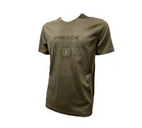 Aeronautica Militare t-Shirt TS2423 da Uomo, Maglia, Maglietta, Felpa, Frecce Tricolori (IT, Testo, L, Regular, Regular, Verde Militare)