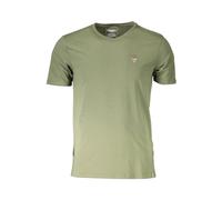 Aeronautica Militare - T-Shirt Verde in Cotone per Esterno- Collo a V - - Tops - Uomo - Verde - M