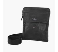 Aeronautica Militare Tracolla porta tablet in pelle Vintage AM302-NE