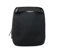 AERONAUTICA MILITARE Tracolla Uomo - art. AM-482 Nero gommato - cm. 24x20x6…