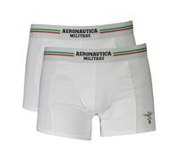 Aeronautica Militare, ,Underwear ,Uomo ,Bianco ,2XL Boxer in Cotone con Fascia Logo