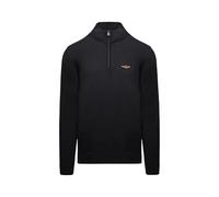 Aeronautica Militare Uomo Maglia Collo Alto 252MA1578UL00506 Cotone Nero L