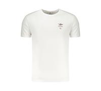 Aeronautica Militare White Cotton Men's T-Shirt - XXL