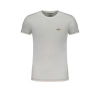 Aeronautica Militare White Cotton T-Shirt - L