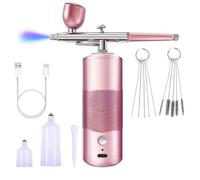 Aeropenna per Unghie,Aerografo Portatile Senza Fili | Kit Spray Vernice Senza Fili per Capelli Scarpe Graffiti Torta - Trucco Viso Graffiti
