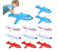 Aeroplano per bambini, aerei gonfiabili per bambini, 12 pezzi, aerei gonfiabili per bambini, aerei a reazione, giocattoli, decorazioni per feste di compleanno