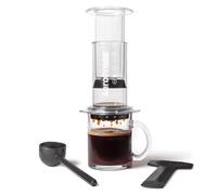 AeroPress Clear Coffee Press, French Press tutto in uno, macchina da caffè manuale stile espresso e pour-over, preparazione in 2 minuti, piccola macchina portatile da viaggio e campeggio