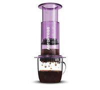 AeroPress Clear Viola - Macchina per Caffè 3 in 1: combina French Press ed Espresso - Caffè corposo senza amarezza - Piccola caffettiera portatile per viaggio e campeggio, Viola