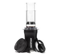 AeroPress Go Plus, piccola caffettiera portatile per viaggi e campeggio, metodo di infusione 3 in 1, combina caffettiera francese, pourover, espresso, caffè corposo senza amarezza, kit per caffè -