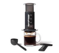 AeroPress Original Coffee Press - Metodo 3 in 1 che combina French Press, espresso e caffè dal corpo pieno senza fondi né amarezza; piccola caffettiera portatile ideale per campeggio e viaggio