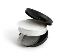 AeroPress Porta filtro da caffè da viaggio, custodia per filtro caffè a doppio scomparto per filtri AeroPress standard e XL, contenitore in alluminio impermeabile per filtri di carta e metallo