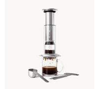 AeroPress Premium Macchina da Caffè - Metodo di Estrazione 3 in 1: Unisce French Press, Espresso e Caffè Corposo senza Fondi o Amarezza, Pressa in Vetro e Metallo
