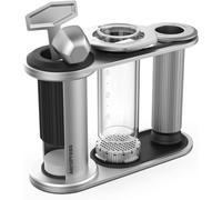 AeroPress Supporto Organizer in Acciaio Inox - Postazione con Caddy e Accessori, Dotata di Ripiano per Filtri, Compatibile con le Caffettiere Premium, Clear e Original