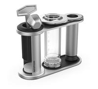 AeroPress Supporto Organizer in Acciaio Inox - Postazione con Caddy e Accessori, Dotata di Ripiano per Filtri, Compatibile con le Caffettiere Premium, Clear e Original