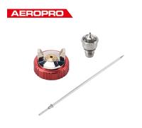 AEROPRO LVLP Pistola a spruzzo A610/R500 1.3/1.4/1.5/1.7/2.0MM Ugello Ago Tappo aria Spruzzatore Strumenti di verniciatura ad aria per auto