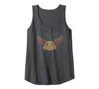Aerosmith - Ali Vintage Canotta, Donna, Grigio Scuro, S