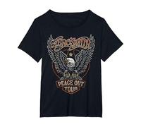 Aerosmith - Aquila Moderna Maglietta, Donna Plus-Size, Nero, 4X