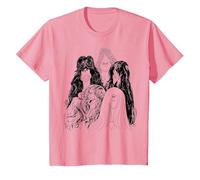 Aerosmith - Disegna la Linea Maglietta, Bambini, Rosa, 10 Anni