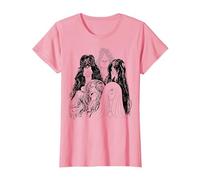 Aerosmith - Disegna la Linea Maglietta, Donna, Rosa, M