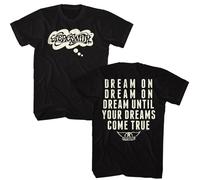 Aerosmith - Dream On - American Classici - Solido Nero Adulto Manica Corta T -