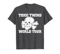 Aerosmith - Gemelli tossici Maglietta, Uomo, Grigio Scuro, 5XL