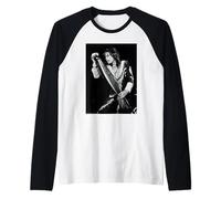 Aerosmith Live Steven Tyler di Michael Grecco Maglia con Maniche Raglan