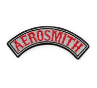 Aerosmith Motociclista Logo Toppa Rock Band Ricamato Ferro Su
