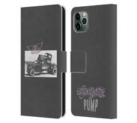 AEROSMITH NERO E BIANCO CUSTODIA COVER A PORTAFOGLIO PER APPLE iPHONE TELEFONI