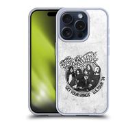 AEROSMITH NERO E BIANCO CUSTODIA COVER MORBIDA IN GEL PER APPLE iPHONE TELEFONI