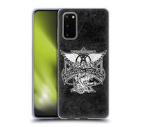 AEROSMITH NERO E BIANCO CUSTODIA COVER MORBIDA IN GEL PER SAMSUNG TELEFONI 1