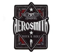 Aerosmith Rock & Roll Toppa Rock Band Ali Sublimata Ricamato Ferro Su