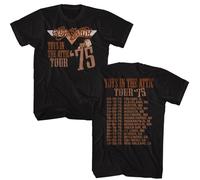 Aerosmith - Toys In The Attic Tour 75 - American Classics - Solid Black Adult S