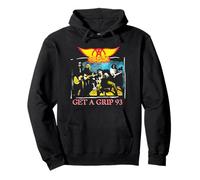 Aerosmith Ufficiale Get A Grip 93 Felpa con Cappuccio