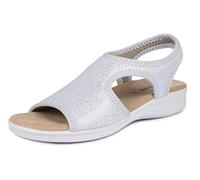 Aerosoft Sandali Stretch 05 Donna Leggero Senza Pressione (argento, 39)