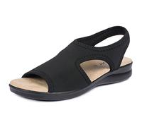 Aerosoft Sandali Stretch 05 Donna Leggero Senza pressione (nero, 39)