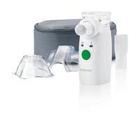 medisana IN 525 inalatore portatile per in viaggio, nebulizzatore ad ultrasuoni con boccaglio e maschera per adulti e bambini, per raffreddori o asma con accessori extra