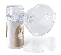Aerosol Portatile per Bambini e Adulti, Inalatore Aerosol Silenzioso Nebulizzatore con Boccaglio e Maschera, Per il viaggio e l'uso domestico