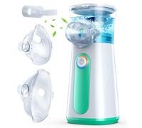 AEROSOL PORTATILE SILENZIOSO 2 MASCHERE E BOCCAGLIO MACCHINA AEROSOL ADULTI