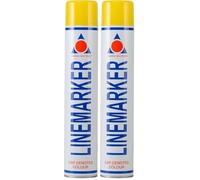 Aerosol Solutions 0900 Line Marker Giallo Spray Vernice 750ml (Confezione da 2)