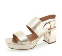 Aerosoles donna Prym, Morbida pelle metallizzata oro, 6.5