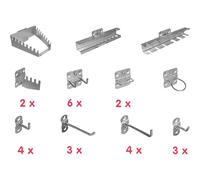 Aerotec 20142038 Kit portautensili PRO (L x L x A) 190 x 200 x 75 mm 28 Parti