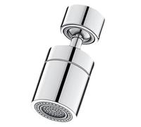 Aerotor a rubinetto di rotazione a 360 ° universale con doppie modalità di spruzzo, bolla morbida e spruzzatore forte per rubinetto del lavello da cucina, include adattatori