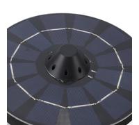 Aerotor a vaone galleggiante solare Aerotor automatico OFF della pompa per acqua a energia solare galleggiante 6V 2,5 W 2,5 W giardino esterno Acquario Abs Polysilicon