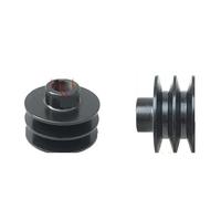 Aerotrekx Ruota della puleggia della cinghia con doppia scanalatura per i pezzi di ricambio del motore a benzina 20mm diametro albero (stile B 17mm)
