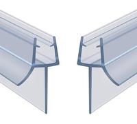 AERREGI GUARNIZIONE PER VETRO E PER BOX DOCCIA PER ANTA 200cm ALETTA MORBIDA 16mm LATERLAE PER VETRO 6 E 8 mm GUARNIZIONE TRASPARENTE