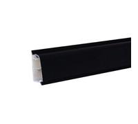 AERREGI SET ALZATINA 4 METRI | 2 PEZZI DA 2 MT | SPALLETTA PER TOP CUCINA | COLORE NERO COMPLETA DI ACCESSORI | LUNGHEZZA 2 METRI | ALZATINA RESISTENTE MADE IN ITALY